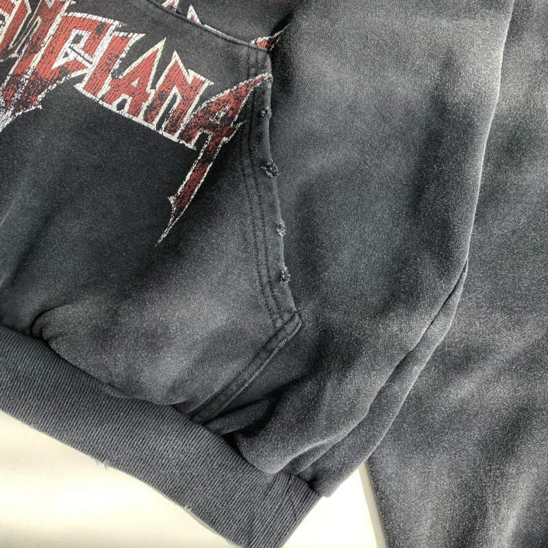 Ba*len*cia*ga Iron Tower print hoodie