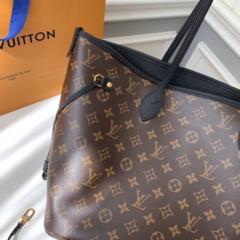 L0*is V*t0n Counter Seasonal New NEVERFULL INSIDE OUT Medium Shopping Bag M12061 Size:28*14*31cm