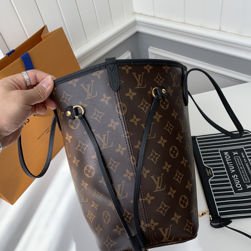 L0*is V*t0n Counter Seasonal New NEVERFULL INSIDE OUT Medium Shopping Bag M12061 Size:28*14*31cm