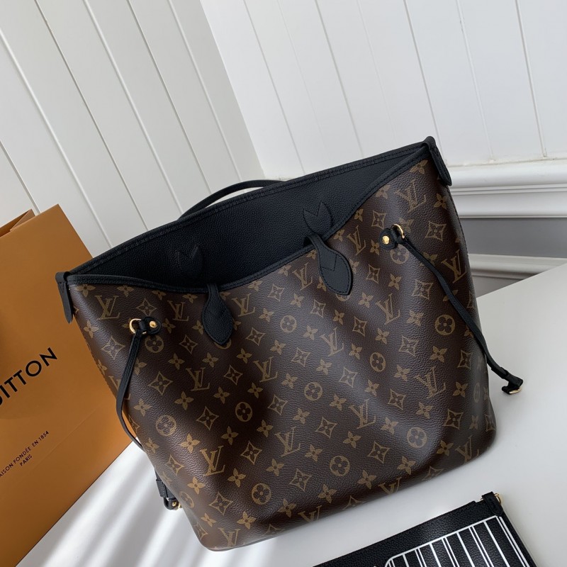 L0*is V*t0n Counter Seasonal New NEVERFULL INSIDE OUT Medium Shopping Bag M12061 Size:28*14*31cm