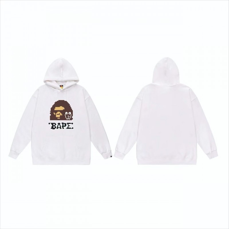 Bape×Tamagotchi joint model fw23 digital ape head print hoodie