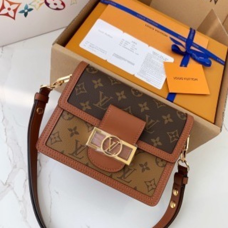 L0*is V*t0n MINI DAUPHINE handbag, small Daphne M45959, size: 20*15*9cm
