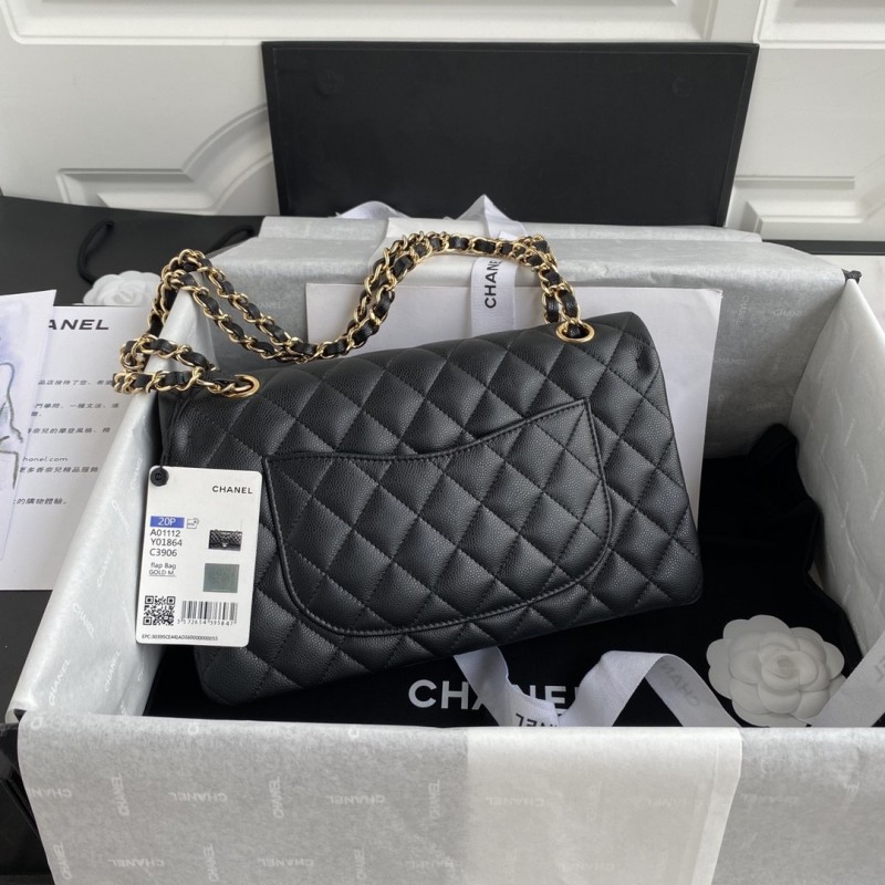 Ch*el Classic Flap Bag A01112, Top Quality,  Medium   Size: 15.5*25.5*6.5cm