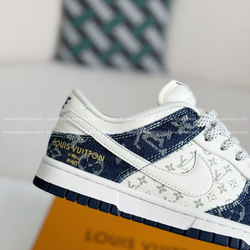 L0*is V*t0n x Nike Dunk Cowboy low-top plank shoes