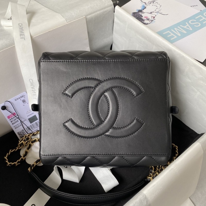Ch*el 23A Premium Handmade Sheepskin Portable Lunch Box Bag AS4201, Top Quality  Size: 17 * 21 * 5.