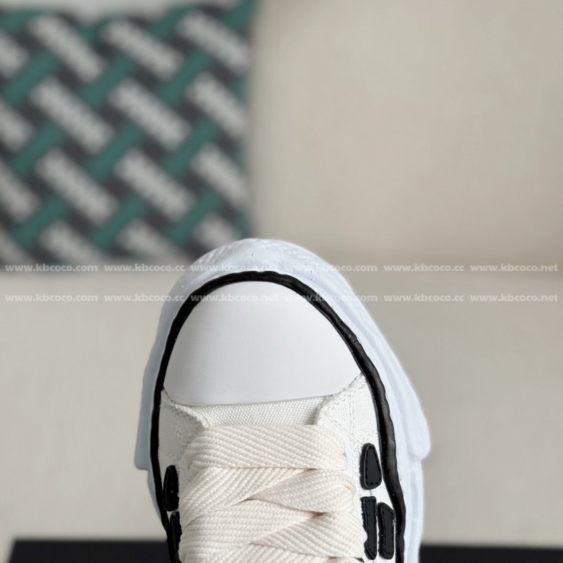 Maison Mihara Yasuhiro x  AMIRI Skel- Top Low canvas shoes