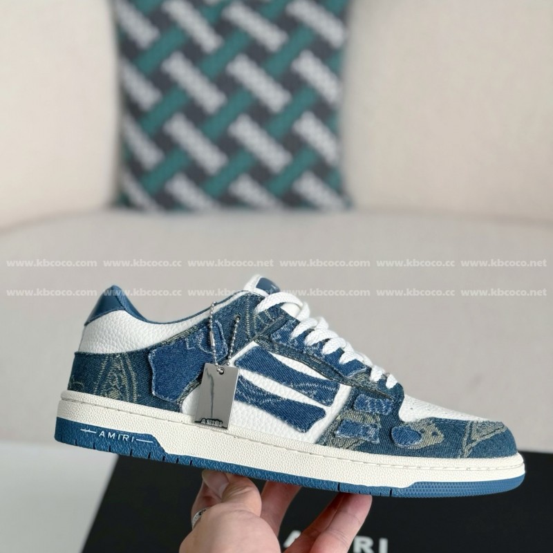 AMIRI Skel- Top Low canvas shoes