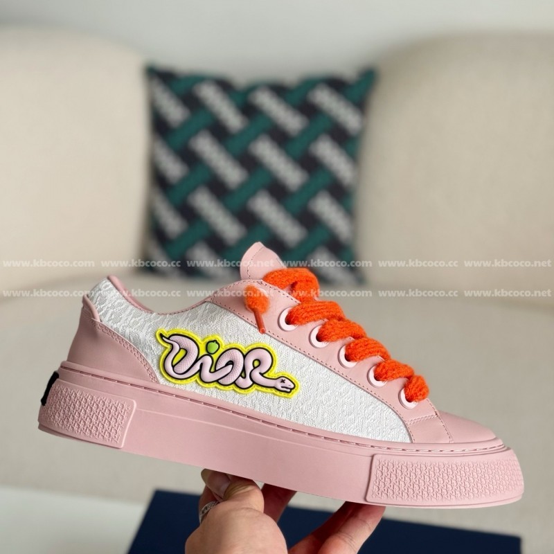 D*0r B33 Leather Sneakers