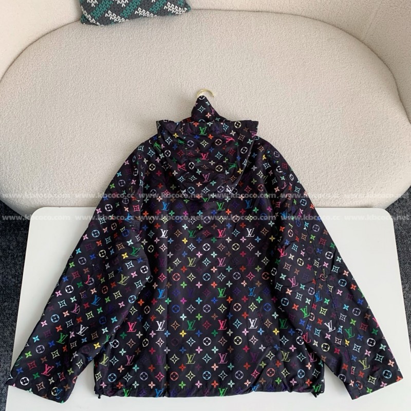 L0*is V*t0n Full Logo Print Jackets