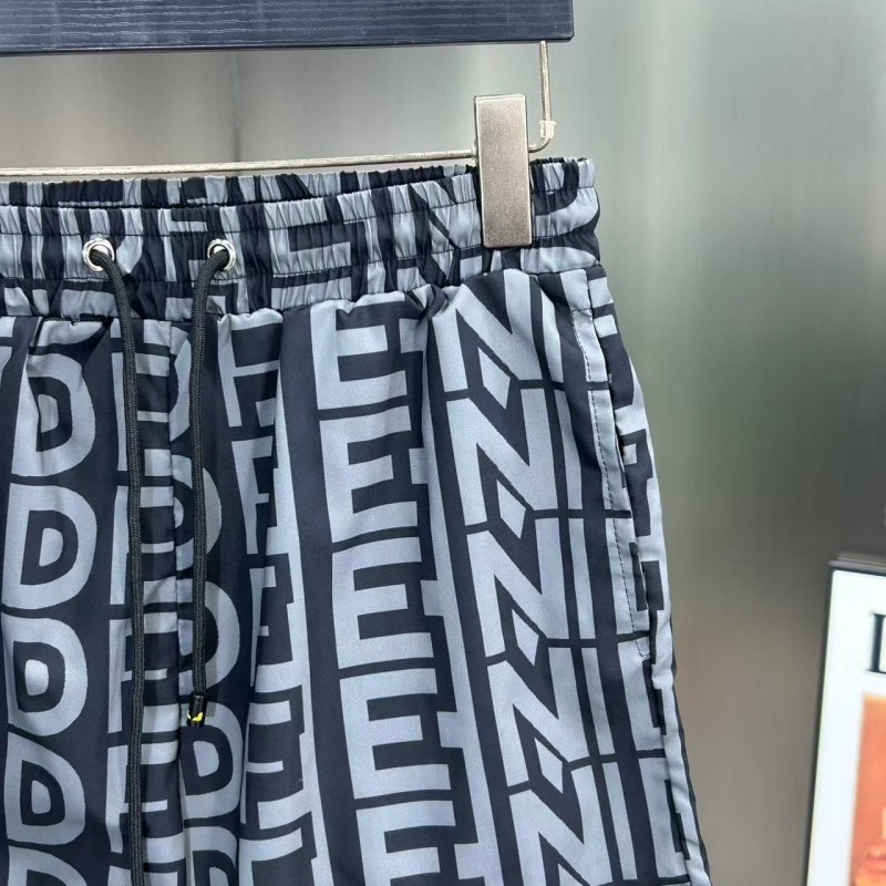 F**di 2025ss summer new beach pants quick-drying fabric