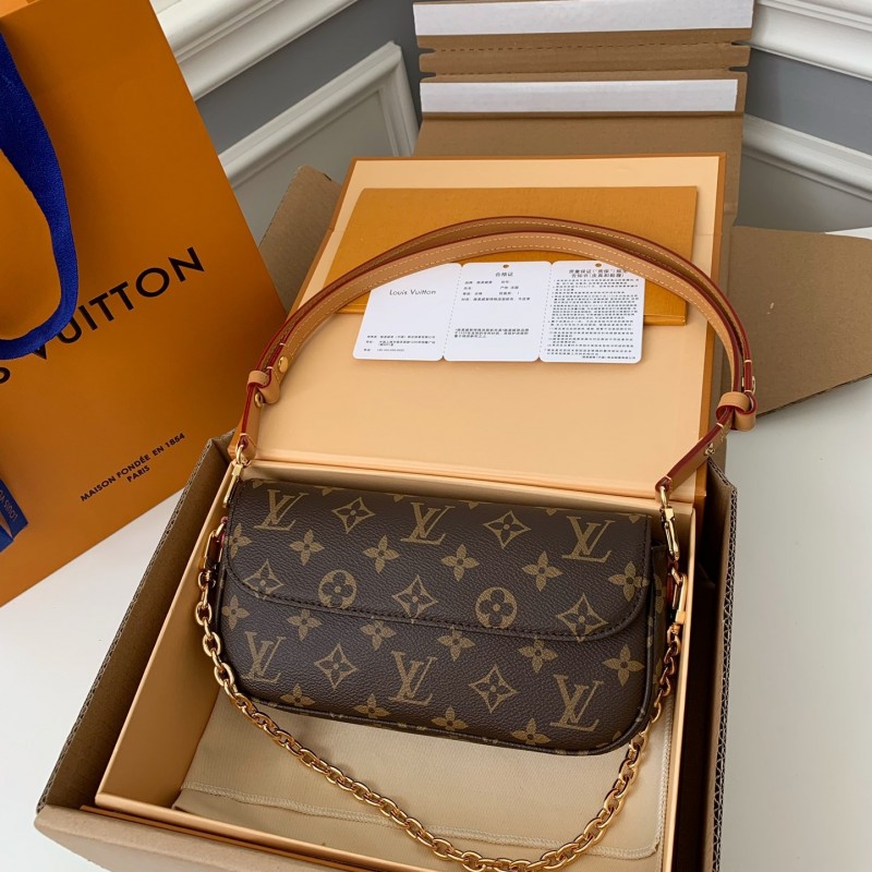L0*is V*t0n Portafoglio con catenella Ivy M81911,Size:23.5*12*4.3cm