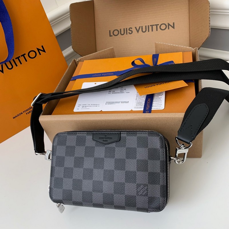 L0*is V*t0n Portafoglio indossabile Alpha N60418，Size：18.5*11*6.5cm