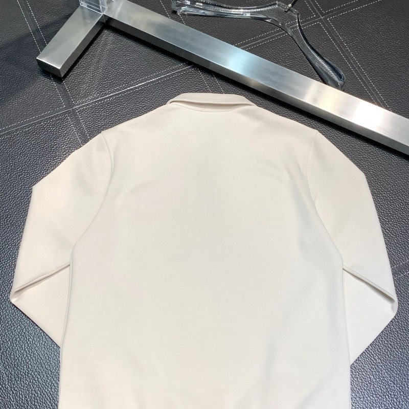 Zegna lapel casual sweatshirt