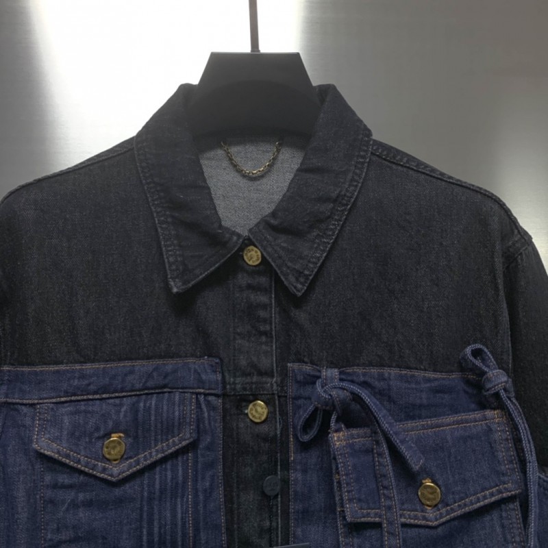 L0*is V*t0n Denim denim jacket