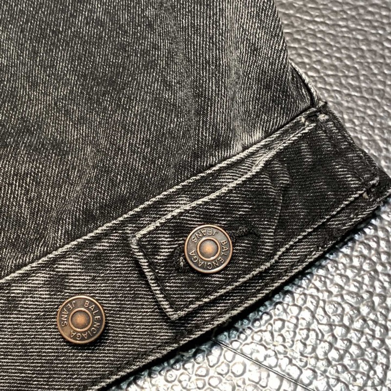 Ba*len*cia*ga hooded stand collar jacket