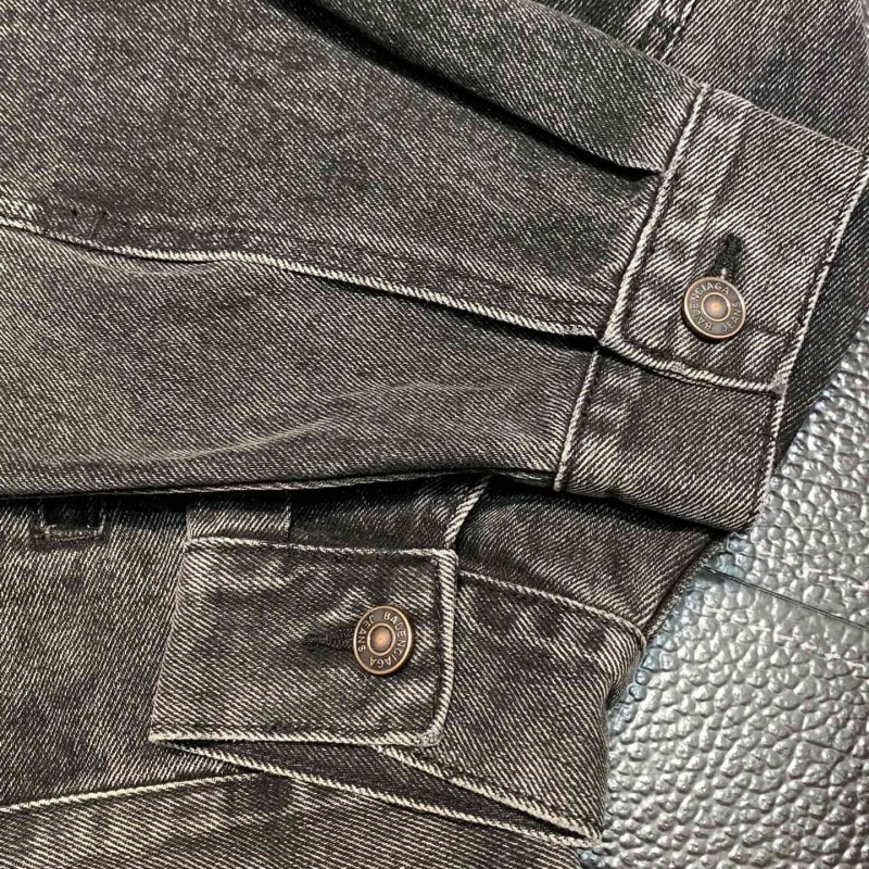 Ba*len*cia*ga hooded stand collar jacket