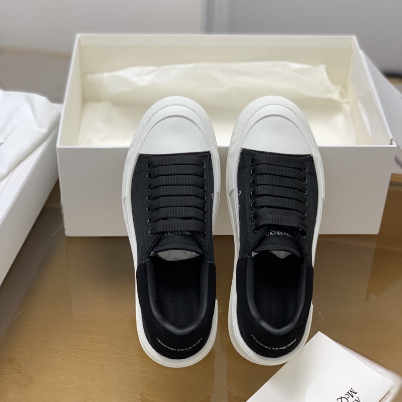 Ale*d*r M*Q*en MQ Black velvet tail Sneakers