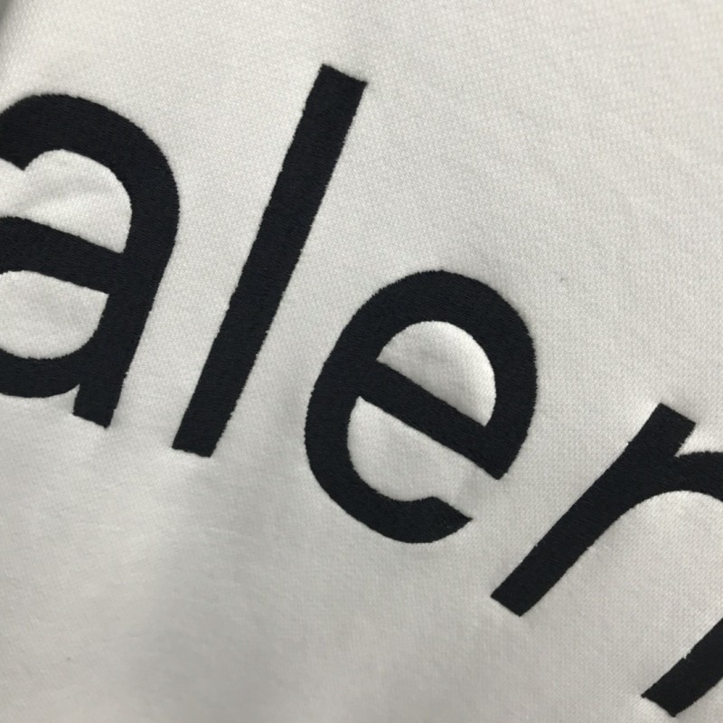 Ba*len*cia*ga lettered hooded sweatshirt
