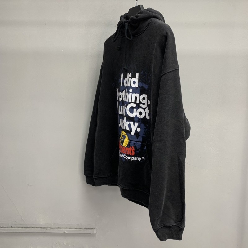 Ba*len*cia*ga Lucky hooded sweatshirt