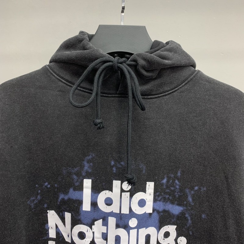 Ba*len*cia*ga Lucky hooded sweatshirt