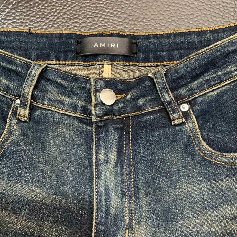 Amiri slim fit petite straight jeans