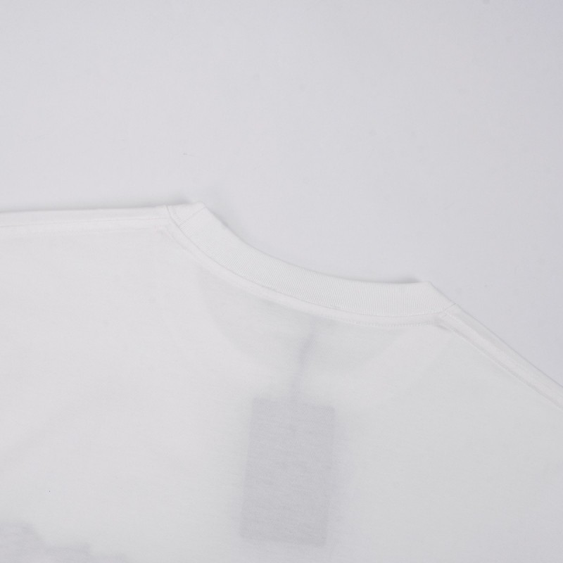 Ba*len*cia*ga 24s embroidered fabric t-shirt