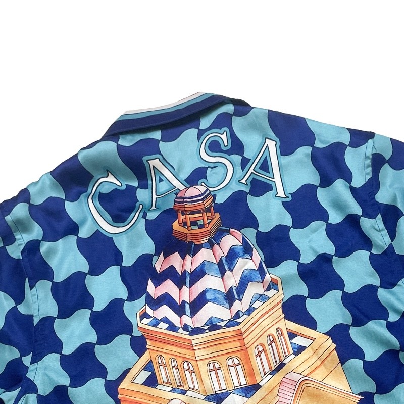 Casablanca Diamond-shaped castle, loose and trendy brand of short sleeves