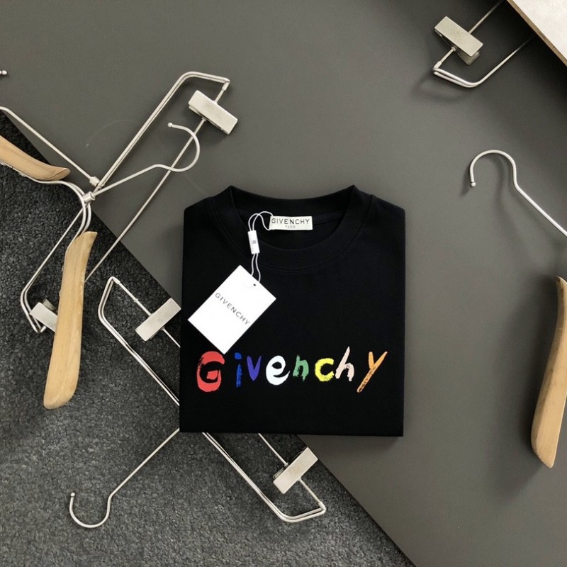 Givenchy  Colored hand-painted letters  t-shirt