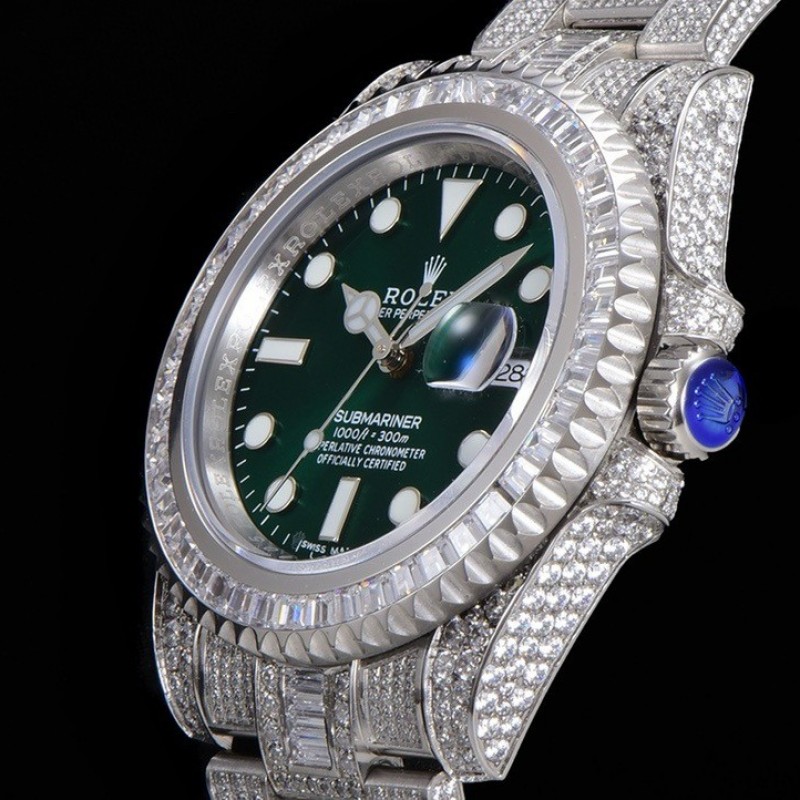 R*l*x 904 Steel Submariner Luxury Full Diamond Special Edition